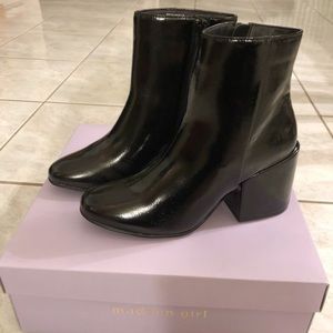 Madden Girl black booties